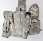 DIGITAL ACU CAMO - Tactical Drop Leg Thigh Gun Pistol Holster