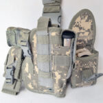 DIGITAL ACU CAMO - Tactical Drop Leg Thigh Gun Pistol Holster
