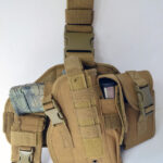 TAN/KHAKI - Tactical Drop Leg Thigh Gun Pistol Holster