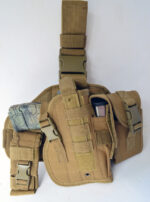 TAN/KHAKI - Tactical Drop Leg Thigh Gun Pistol Holster