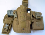 TAN/KHAKI - Tactical Drop Leg Thigh Gun Pistol Holster - Image 3