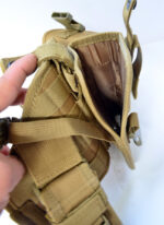 TAN/KHAKI - Tactical Drop Leg Thigh Gun Pistol Holster - Image 2