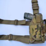 MULTICAM - Compact Tactical Drop Leg Thigh Gun Pistol Holster