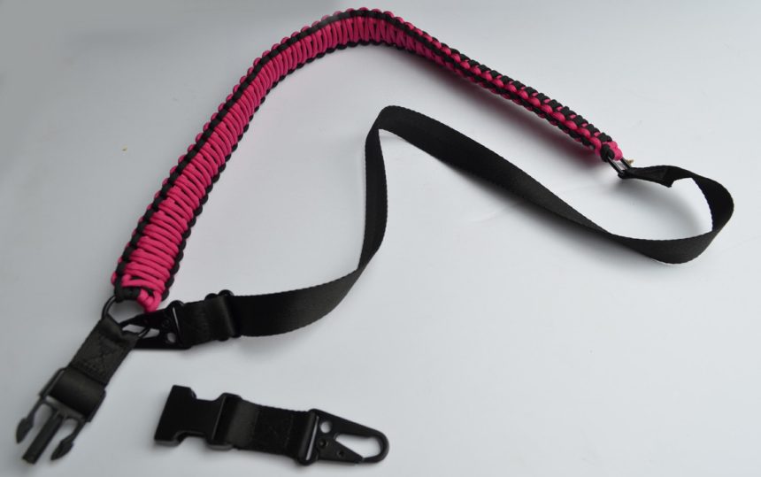 HOT PINK - Combo 1 or 2 Point Tactical Paracord Rifle & Shotgun Sling ...