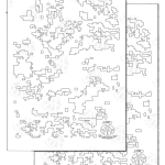 DIGITAL CAMO - Camouflage Spray Paint Gun Stencils ADHESIVE Stick-on 2 PACK