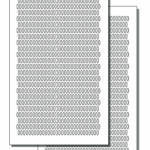 MICRO ELLIPSE - 2pk ADHESIVE Camouflage Spray Paint Gun Stick-on Stencils