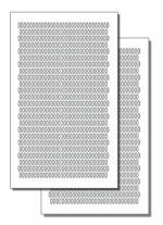 MICRO ELLIPSE - 2pk ADHESIVE Camouflage Spray Paint Gun Stick-on Stencils