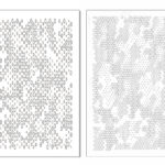 ELLIPTAC & HEXTAC - Camouflage Spray Paint Gun Stick-on Stencils ADHESIVE 2 PACK