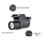 CREE LED Compact Shotgun Pistol Tactical Handgun Gun Flashlight 230 Lumens - Image 9