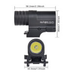 CREE LED Compact Shotgun Pistol Tactical Handgun Gun Flashlight 230 Lumens - Image 8