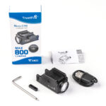 XP-L LED Compact Handgun Pistol Tactical Flashlight 800 Lumens Micro USB Charge - Image 11