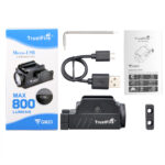 XP-L LED Compact Handgun Pistol Tactical Flashlight 800 Lumens Micro USB Charge - Image 13