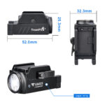 XP-L LED Compact Handgun Pistol Tactical Flashlight 800 Lumens Micro USB Charge - Image 16