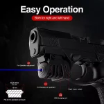 Gun Laser for Pistol Hand Gun compact Powerful BLUE DOT laser Sig Glock M&P