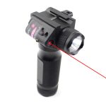 Flashlight Foregrip Aluminum with RED Laser