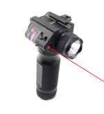 Flashlight Foregrip Aluminum with RED Laser