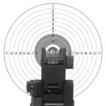 Fiber Optic Gun Sight Back up Iron Sights 2 Piece Front and Rear BUIS Flip Up - Image 2