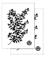 HIGHBUSH B ? Camouflage Stencils Spray Paint Through ? MYLAR 2 PACK