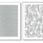 2pk ADHESIVE Camouflage Spray Paint Gun Stick-on Stencils DIA PLATE & DIATAC