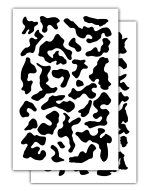 SMALL MULTICAM ? Camouflage Stencils Spray Paint Through ? MYLAR 2 PACK