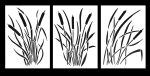 Camo Duck boat stencils Set - Cattails, Bark, Grass - Image 6