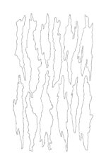 TORN MICRO HEX - Camouflage EasyPeel Spray Paint Cerakote Camo Gun Stencils ADHESIVE 4 PACK - Image 7