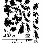 A-TACS ? Camouflage Stencils Spray Paint Through ? MYLAR 2 PACK