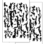 TREE BACK ? Camouflage Stencils Spray Paint Through ? MYLAR 2 PACK