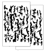 TREE BACK ? Camouflage Stencils Spray Paint Through ? MYLAR 2 PACK