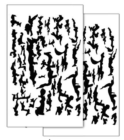 TREE BACK – Camouflage Stencils Spray Paint Through – MYLAR 2 PACK