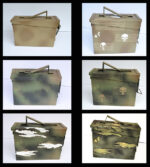 TORN MICRO HEX - Camouflage EasyPeel Spray Paint Cerakote Camo Gun Stencils ADHESIVE 4 PACK - Image 3