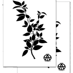 HIGHBUSH A ? Camouflage Stencils Spray Paint Through ? MYLAR 2 PACK