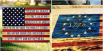AMERICAN FLAG - Spray Airbrush Painting Stencils United States Large 14" & Small 11" 4 PACK - Image 3