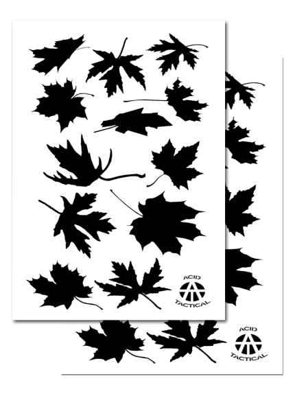 MAPLE - Camouflage Stencils Spray Paint Through – MYLAR 2 PACK