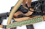 MULTICAM KHAKI - Single Point Tactical Paracord Rifle Gun Sling