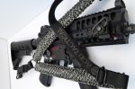 BLACK / WHITE - Single Point Tactical Paracord Rifle Gun Sling - Image 4