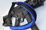 BLUE / BLACK - Combo 1 or 2 Point Tactical Paracord Rifle & Shotgun Sling - Image 3