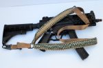 MULTICAM KHAKI - Single Point Tactical Paracord Rifle Gun Sling - Image 7