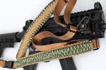 MULTICAM KHAKI - Single Point Tactical Paracord Rifle Gun Sling - Image 4