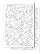 REPTILE CAMO - Camouflage Spray Paint Gun Stencils ADHESIVE Stick-on 2 PACK