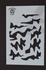 WOODLAND ? Camouflage Stencils Spray Paint Through ? MYLAR 2 PACK - Image 6