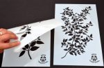 HIGHBUSH A ? Camouflage Stencils Spray Paint Through ? MYLAR 2 PACK - Image 2