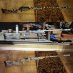 TIGER STRIPE - Camouflage Spray Paint Gun Stencils ADHESIVE Stick-on 2 PACK - Image 3