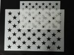 American US 50 STARS - Airbrush Painting Stencil 7x10 MYLAR 3PACK - Image 6
