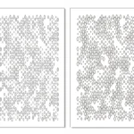 ELLIPTAC & DIAMONDTAC - Camouflage Spray Paint Gun Stencils ADHESIVE Stick-on 2 Pack