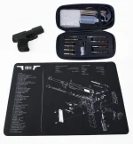 1911 Gun Cleaning Mat Diagram Schematic and Universal Cleaning Kit
