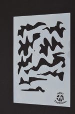 WOODLAND ? Camouflage Stencils Spray Paint Through ? MYLAR 2 PACK - Image 5