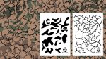 MEGA PACK - Camo Painting Stencils MYLAR Camouflage Designs 16 PACK Kit - Image 3