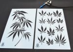 MARIJUANA ? Camouflage Stencils Spray Paint Through ? MYLAR 2 PACK - Image 6