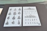 FIRE & FLAMES Airbrush Painting Stencils MYLAR 4 PACK - Image 4